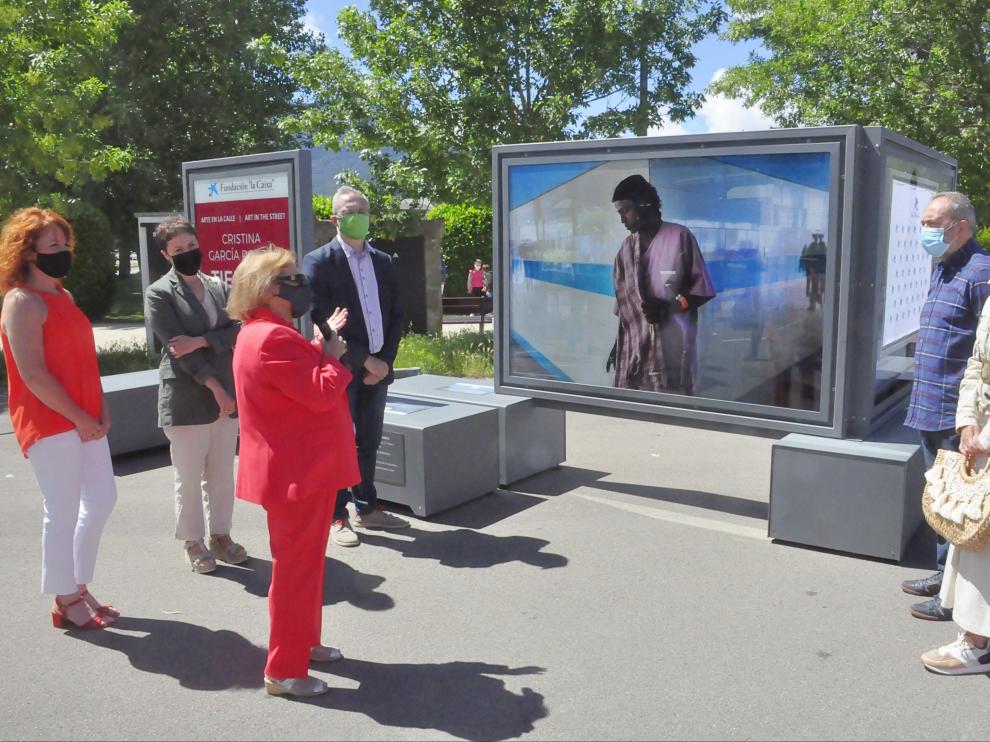 Inauguración de la muestra este martes.