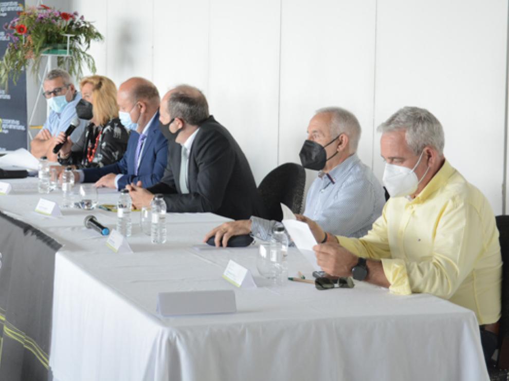 Miembros de la entidad Cooperativas Agroalimentarias de Aragón durante la asamblea general.