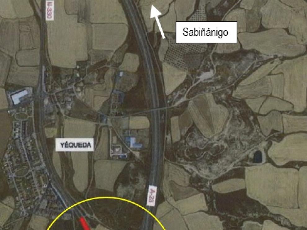 Imagen del ámbito de actuación facilitada por Subdelegación.