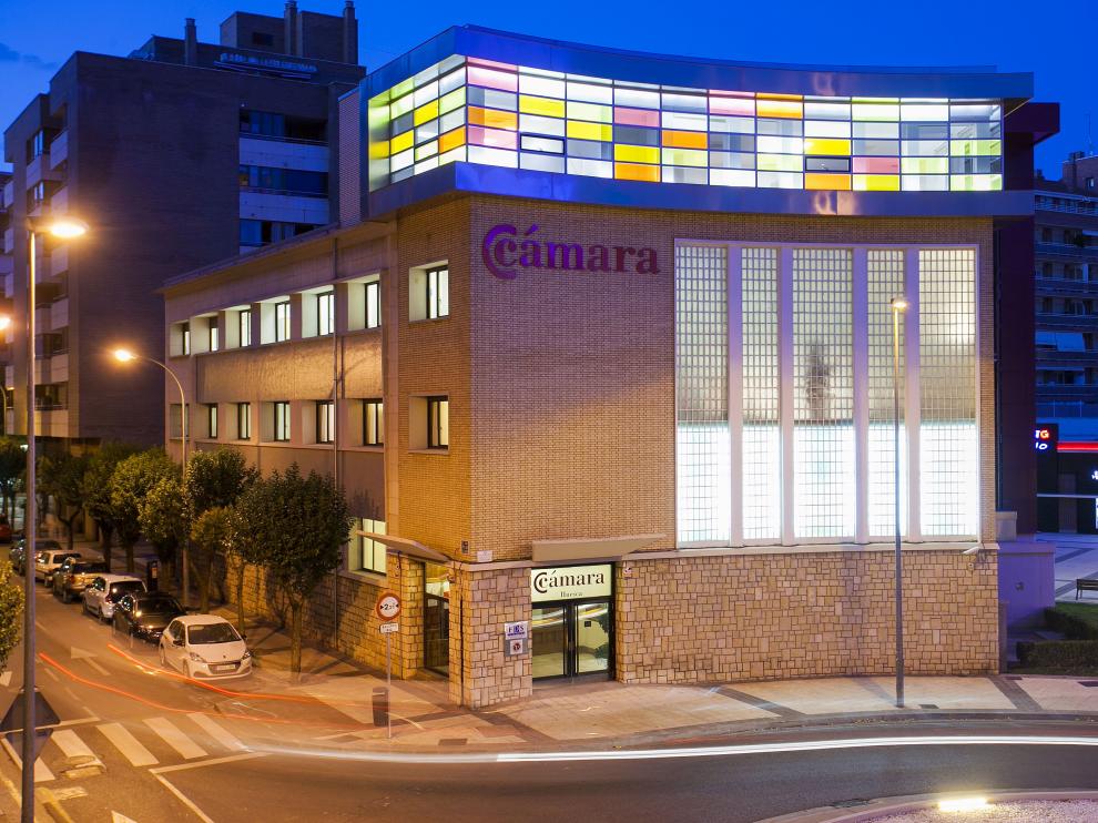 Sede de la Cámara de Comercio en Huesca.