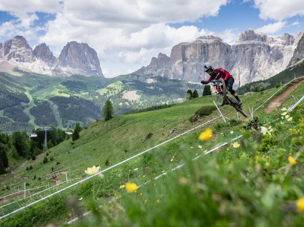 Gabriel Torralba, durante la primera prueba de las EWS en Italia