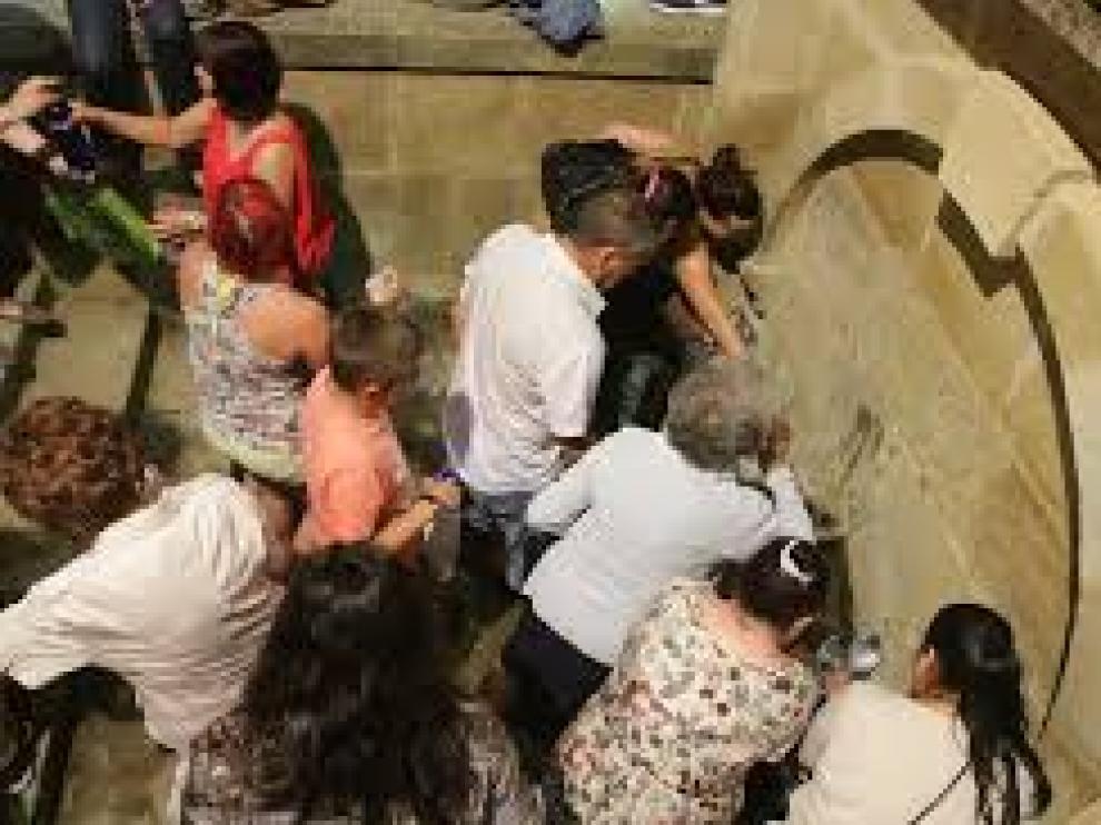La fuente de la ermita en ediciones anteriores