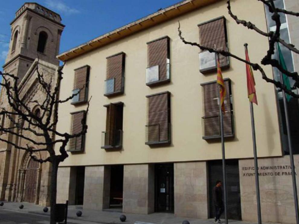 Edificio administrativo del Ayuntamiento de Fraga