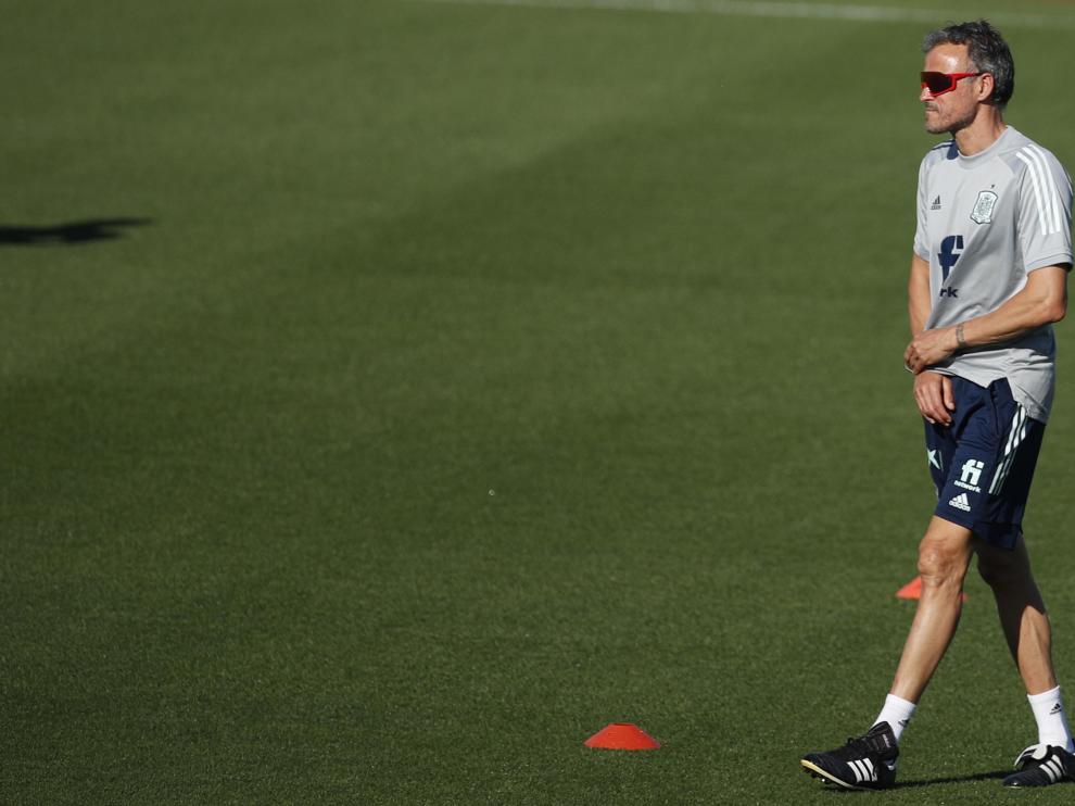 Luis Enrique, seleccionador español de fútbol.