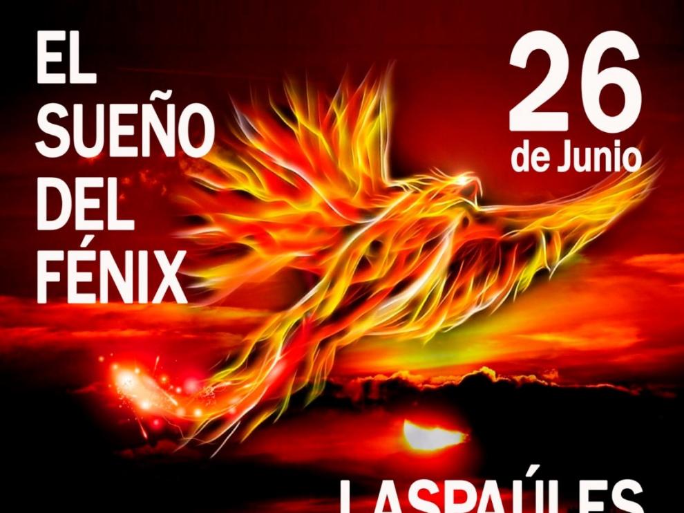 Cartel promocional de la feria El Sueño del Fénix de Laspaúles