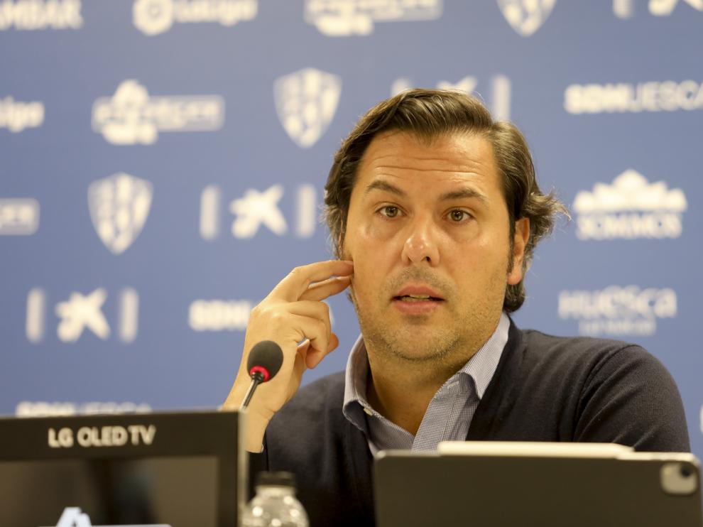 Rubén García, director deportivo del Huesca.