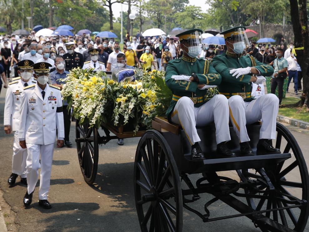 Funeral en Filipinas del expresidente Benigno Aquino.
