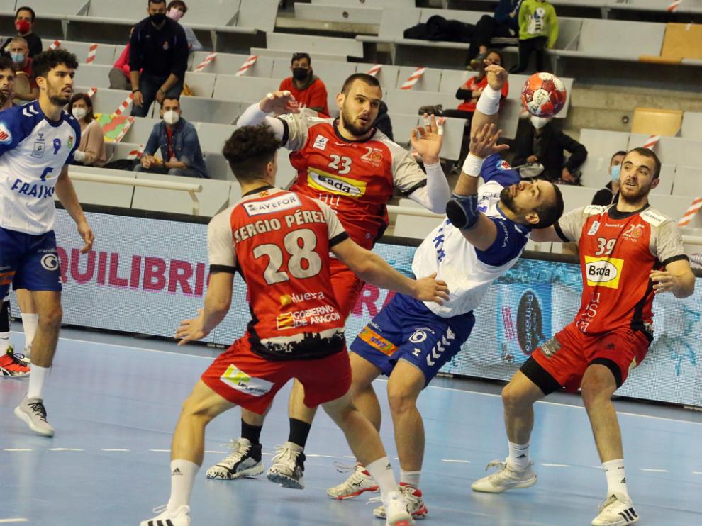 Imagen del partido Bada Huesca-Granollers.