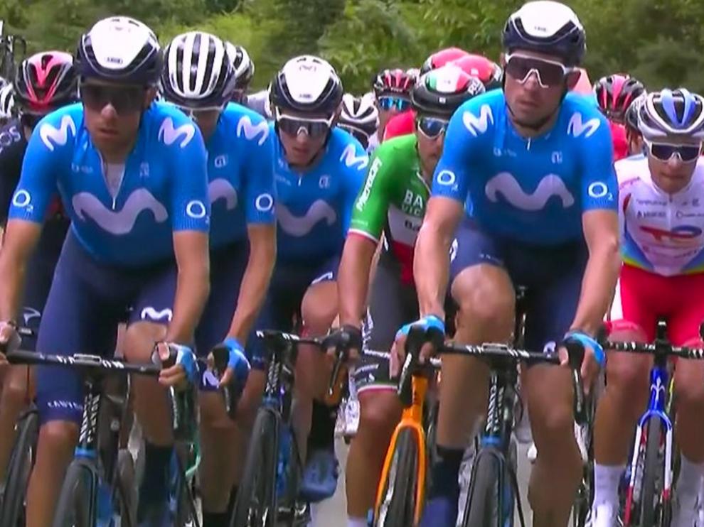 Jorge Arcas se estrenó en el Tour de Francia con una accidentada jornada en la que sufrió una caída.