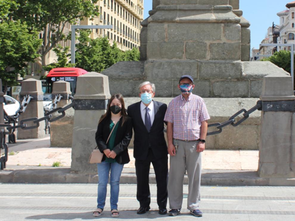 El Justicia de Aragón con los reporteros de Cadis