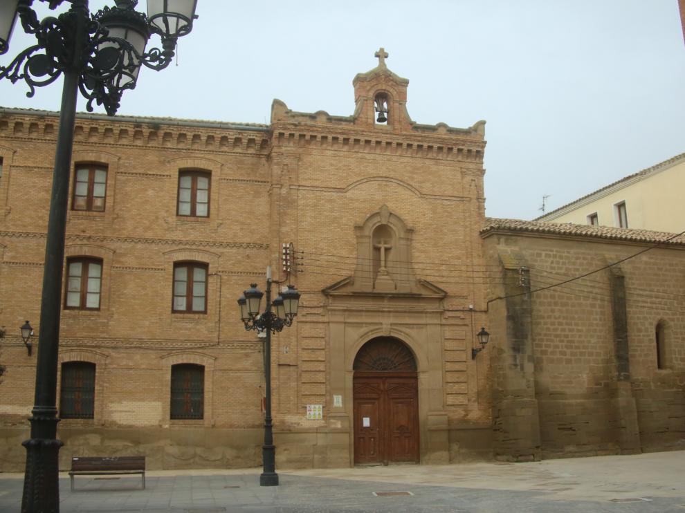 Fachada principal del Seminario de Huesca.