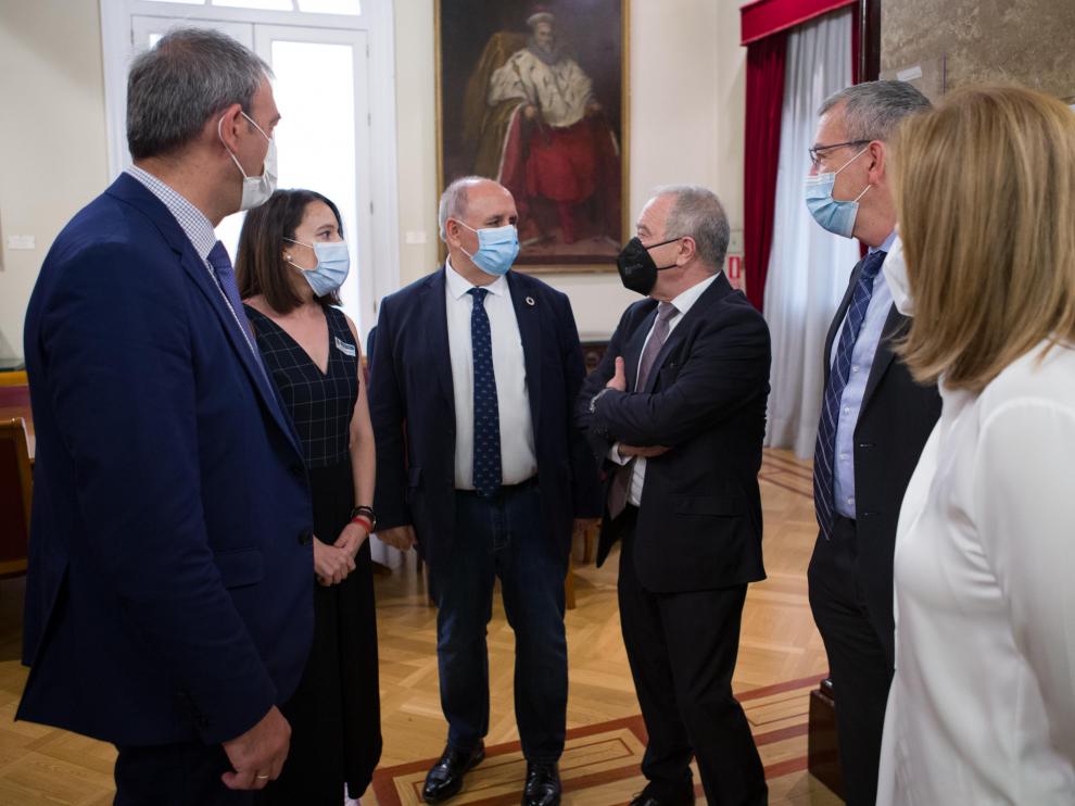 Reunión previa a la Comisión de Despoblación.