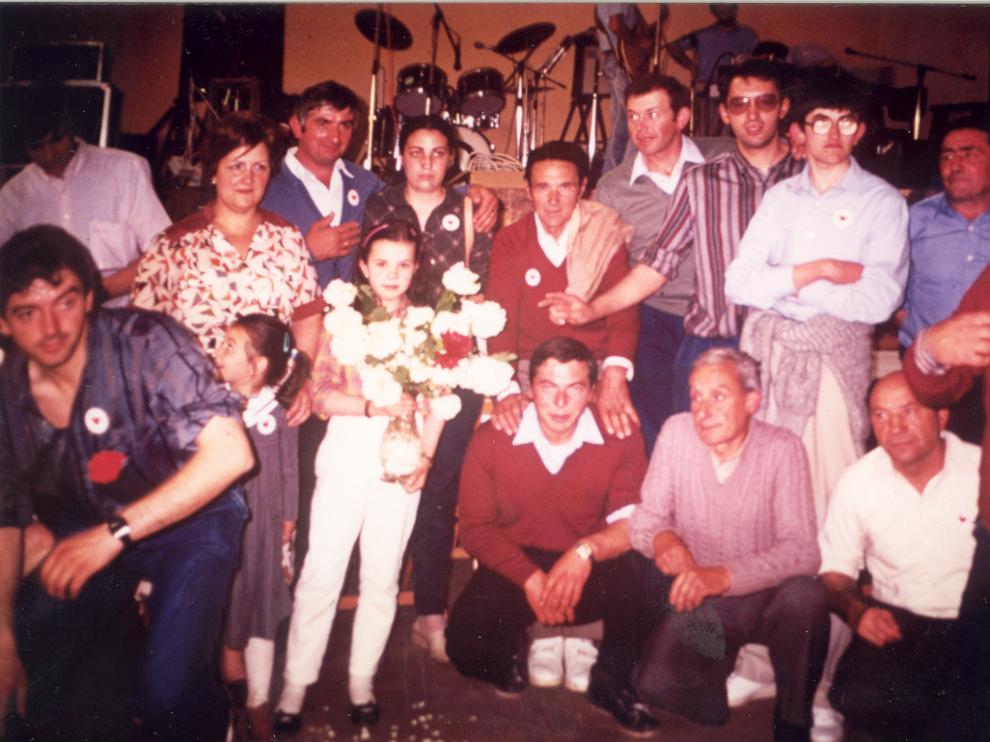 Imagen de archivo de la caravana de mujeres de Plan de 1985.