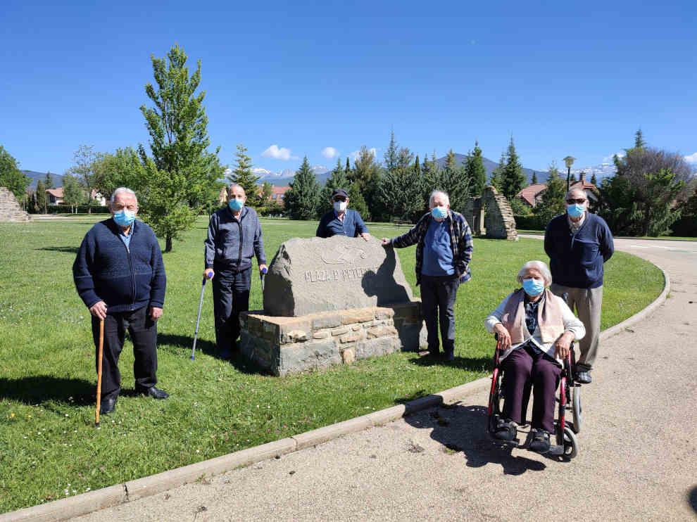 La residencia potencia la integración de los residentes en su entorno geográfico, social y emocional, como aquí con una salida al Parque Petersberg.