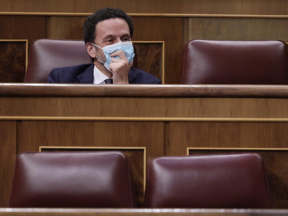 Edmundo Val, en la sesión del Congreso de los Diputados, este miércoles