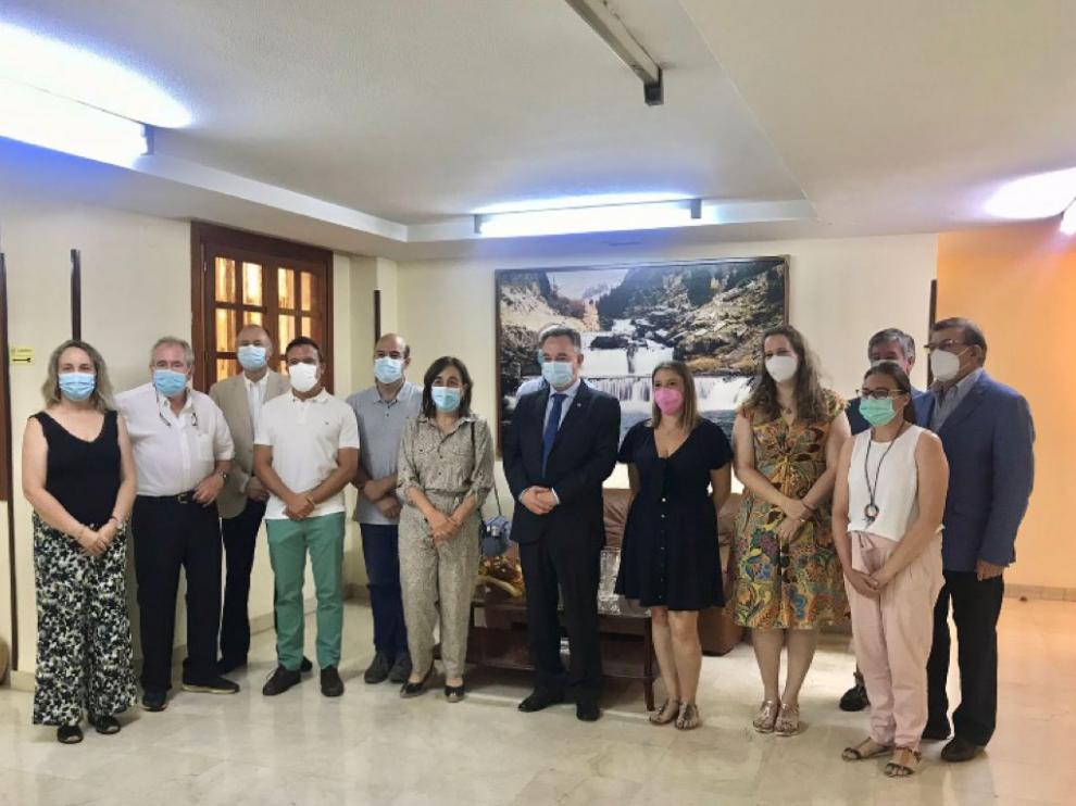 Miembros de la nueva junta directiva del Ilustre Colegio Oficial de Médicos de Huesca