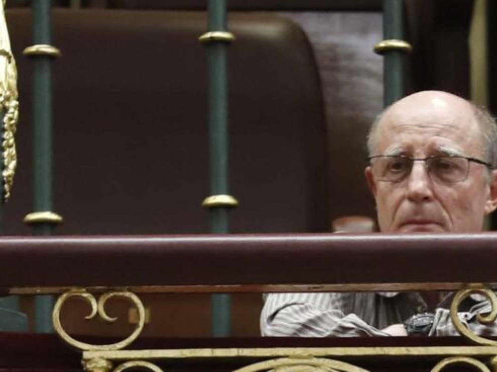 Ángel Hernández en el Congreso de los Diputados.
