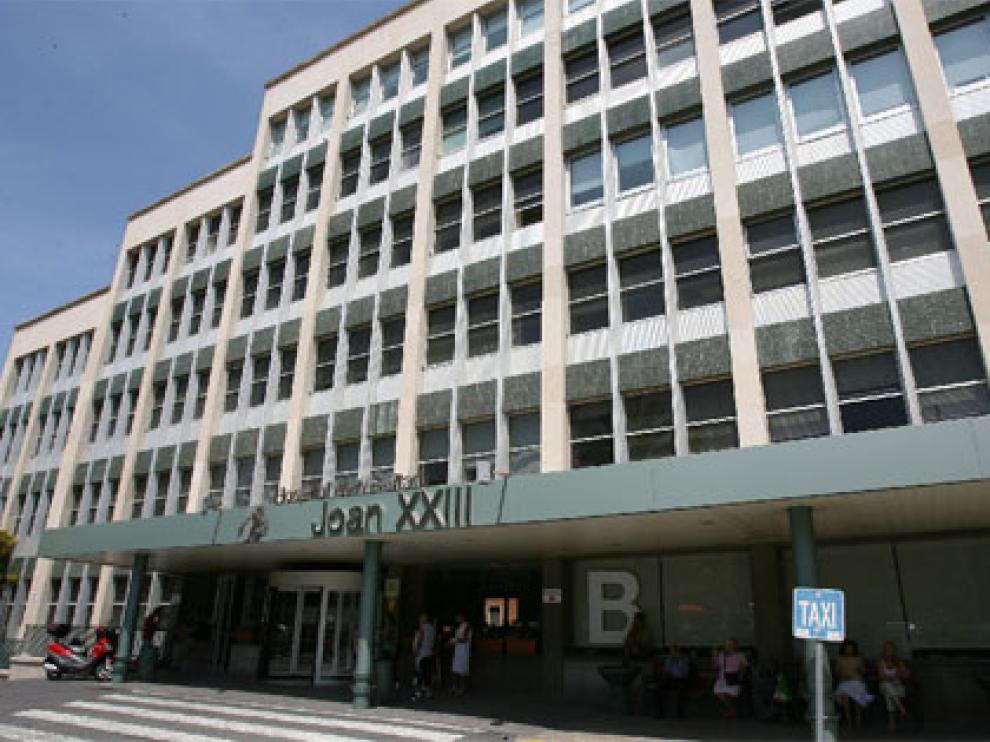 El Hospital Joan XXIII de Tarragona, donde se encuentra ingresada la víctima