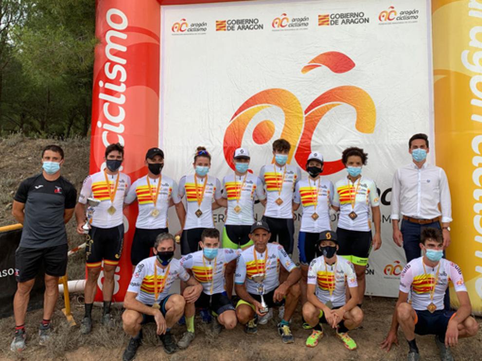 Los nuevos campeones de Aragón en Tarazona.