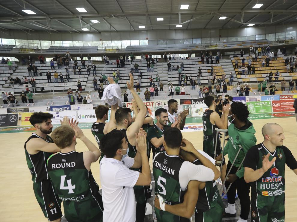 El Levitec Huesca estará una temporada más en Leb Oro tras la permanencia del curso pasado.