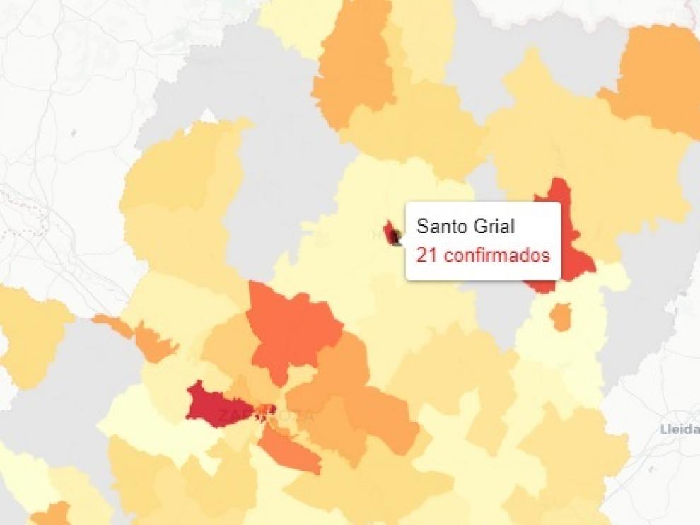 La covid sigue una curva "explosiva" en Aragón