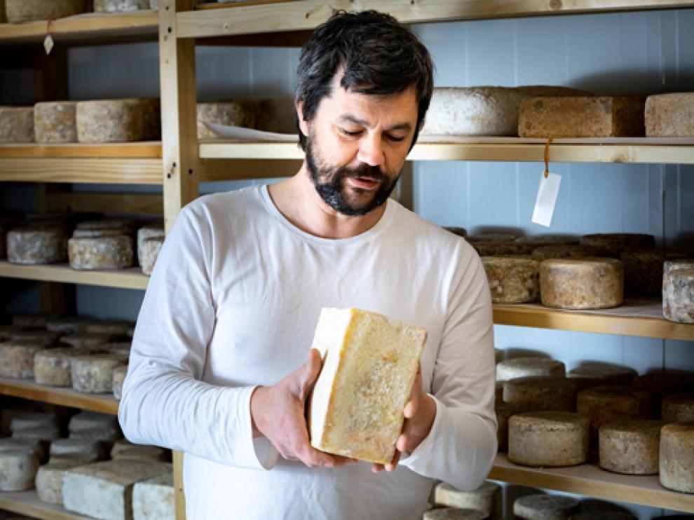 Ignacio Robredo, propietario de Queso d´ Estrabilla.