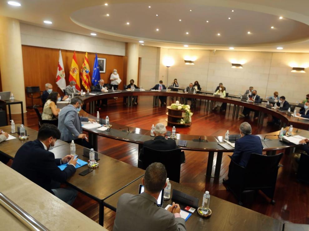 Imagen del pleno de este jueves en la DPH