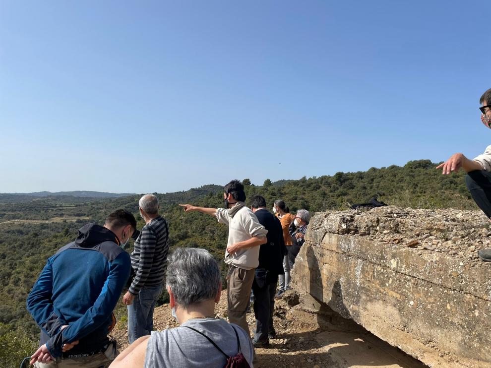 Durante una de las visitas a las fortificaciones de El Grado
