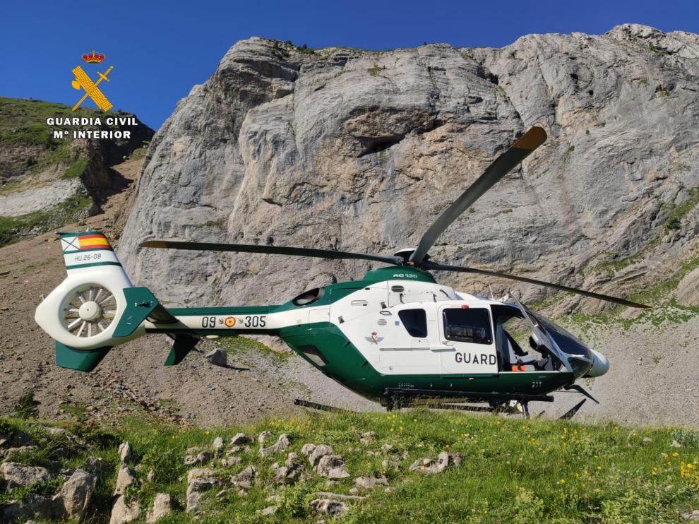 Helicóptero de la Guardia Civil.