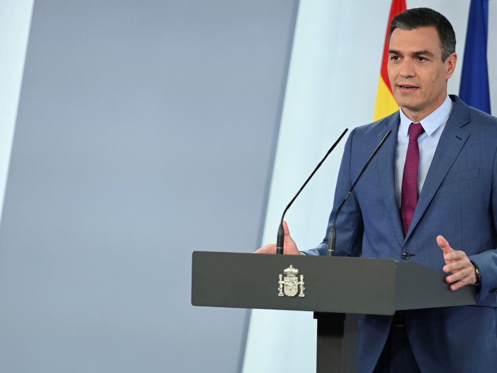 Comparecencia de Pedro Sánchez.