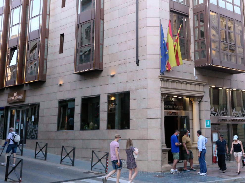 Exterior del Hotel Sancho Abarca este sábado.
hoteles
10 - 7 - 21
foto pablo segura