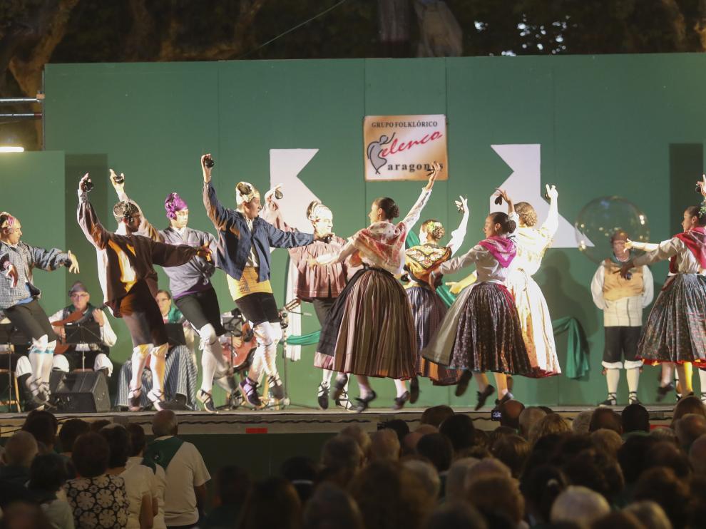 La última actuación del grupo Elenco en las fiestas de San Lorenzo de 2019.