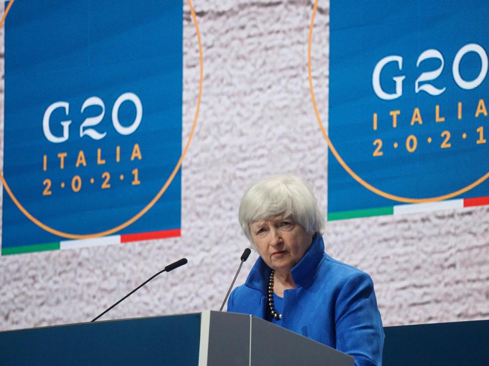 Yellen confía en que Estados Unidos apruebe el pacto fiscal global en la primavera de 2022.