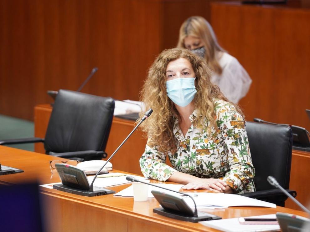Ana Acín en Las Cortes.