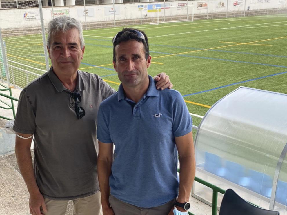El nuevo presidente, Díez, y el anterior, Óscar Bara.