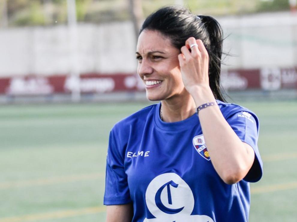 Verónica Rodríguez, entrenadora del Huesca.