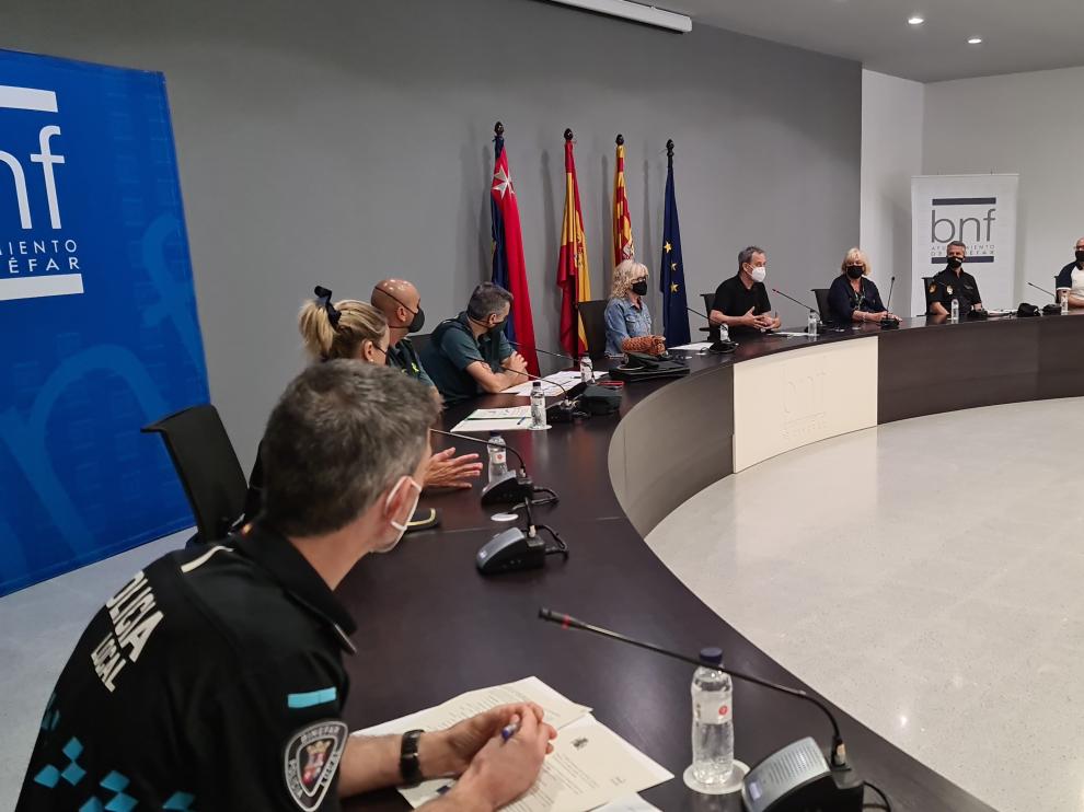 Reunión de la Junta Local de Seguridad de Binéfar.