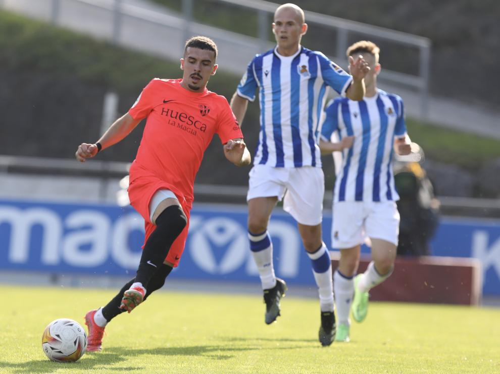 El Huesca se ha visto totalmente superado ante la Real Sociedad.