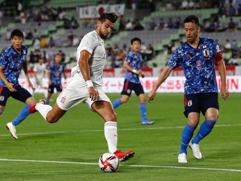 Rafa Mir ha sido titular ante Japón.