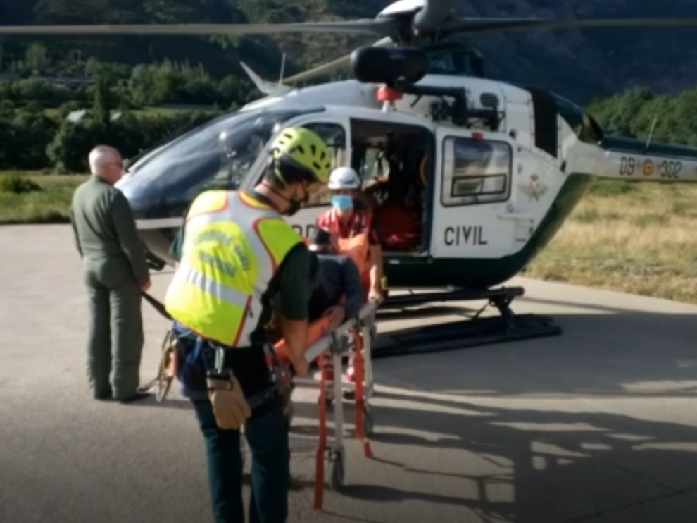 Uno de los 23 rescates llevados a cabo esta semana