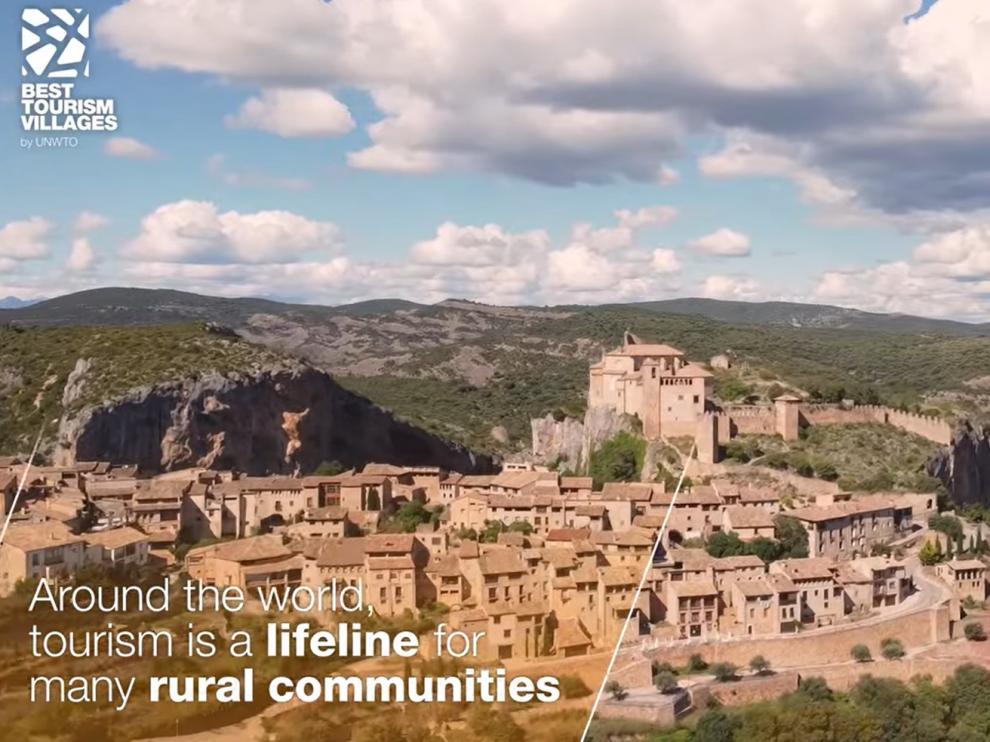 Alquézar y Aínsa aparecen en el vídeo de la Organización Mundial del Turismo