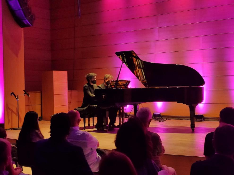 Imagen del concierto de Dúo Moreno Gistaín.