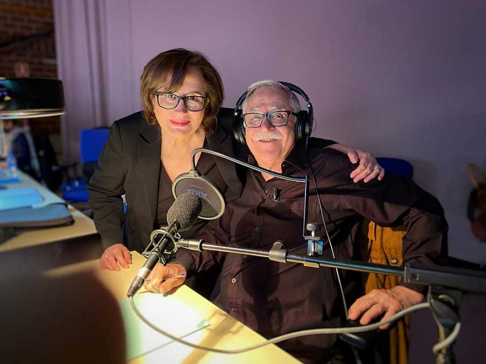 Elisenda Roca y Juanjo Cardenal.