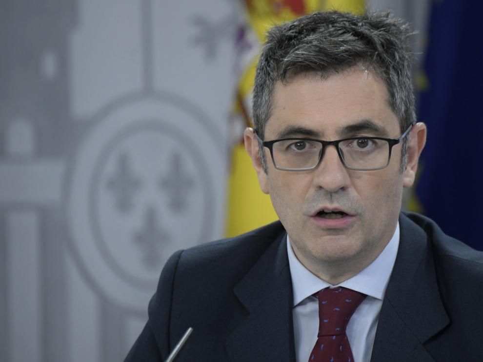 Félix Bolaños, ministro de la Presidencia.