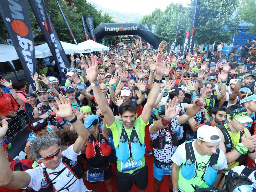 Salida del Maratón de Las Tucas hace dos años.