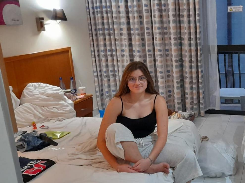 Habitación en la que ha vivido Elena los últimos 11 días.
