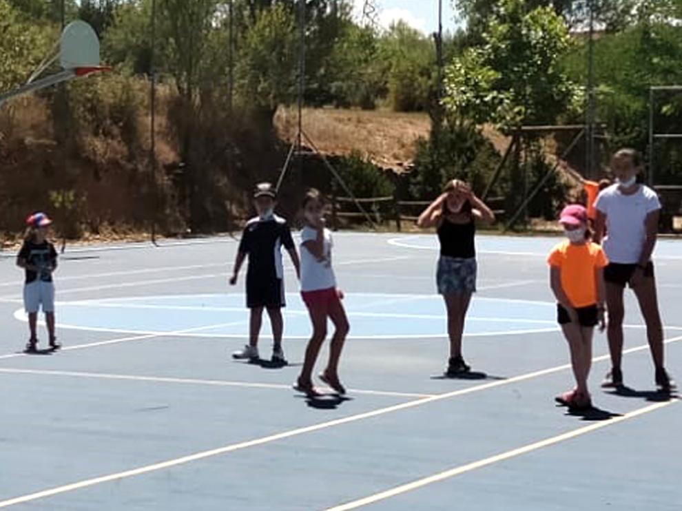Los niños de la escuela de verano de Javierregay