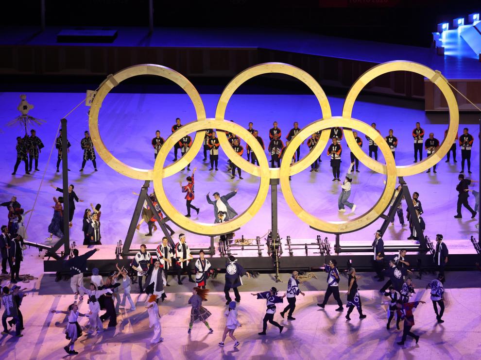 Ceremonia de inauguración de los Juegos Olímpicos de Tokio 2021.
