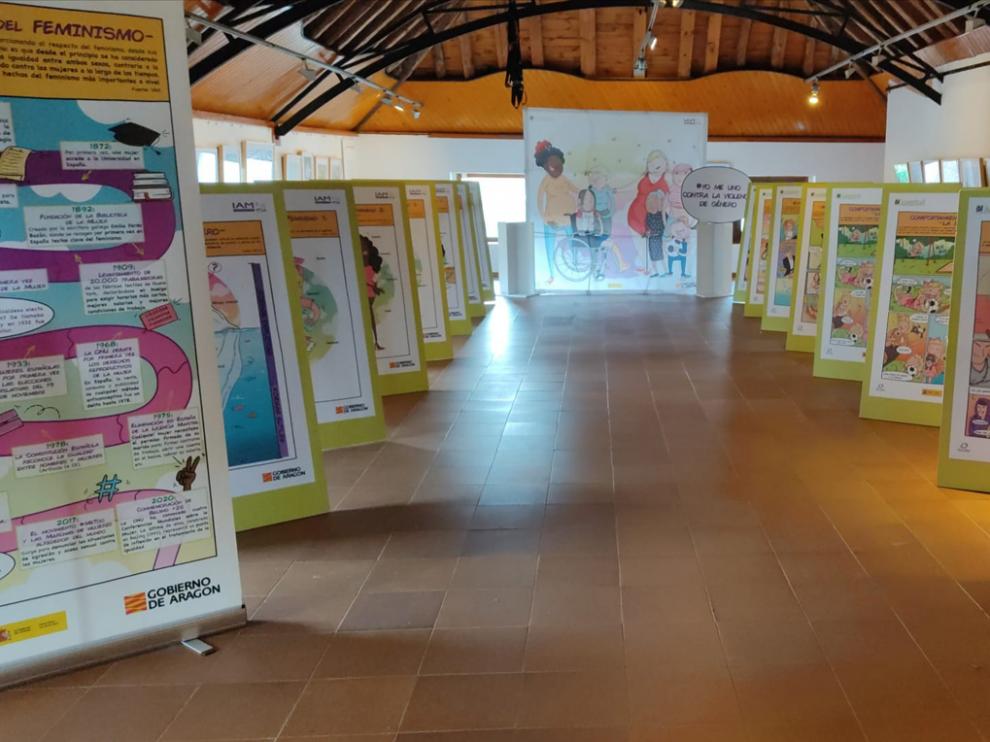 Exposición ‘Viñetas por la igualdad y contra la violencia de género’, en el museo de Hecho