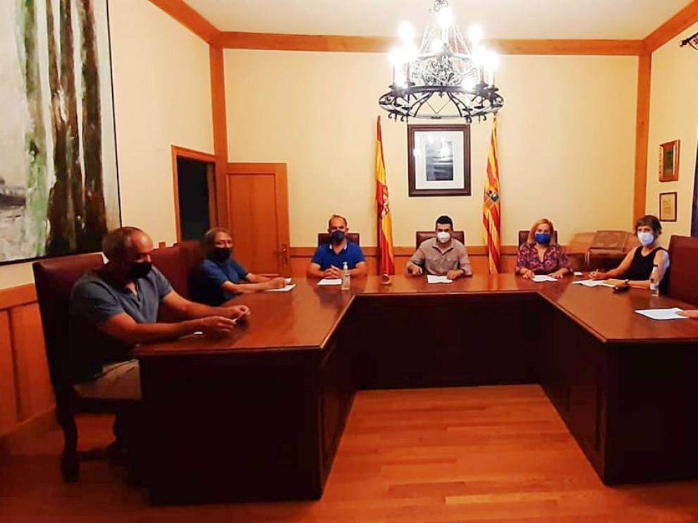 La reunión se ha celebrado en el Ayuntamiento de Canfranc.
